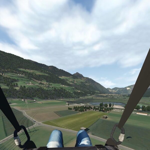 Paragliding simulator